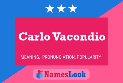 ملصق اسم Carlo Vacondio