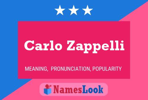 ملصق اسم Carlo Zappelli