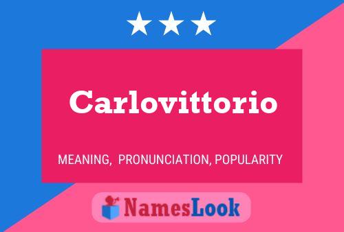 ملصق اسم Carlovittorio