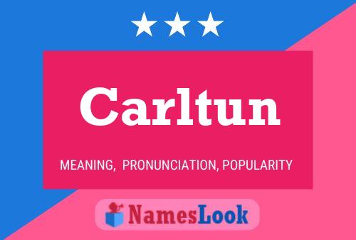 ملصق اسم Carltun