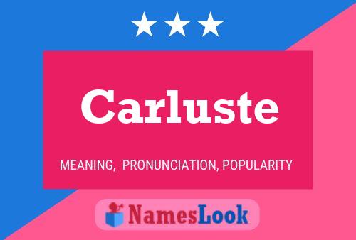 ملصق اسم Carluste