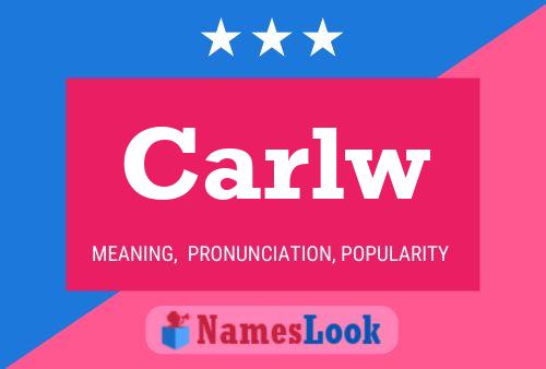 ملصق اسم Carlw