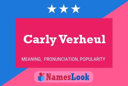 ملصق اسم Carly Verheul