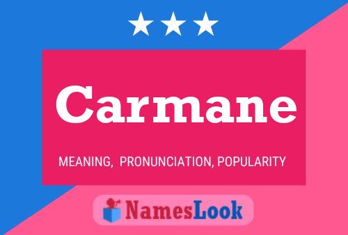 ملصق اسم Carmane