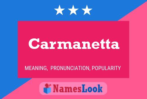 ملصق اسم Carmanetta