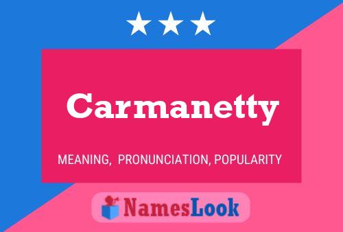 ملصق اسم Carmanetty