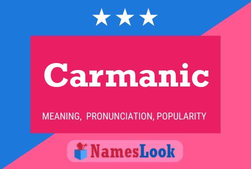 ملصق اسم Carmanic