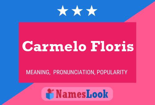 ملصق اسم Carmelo Floris