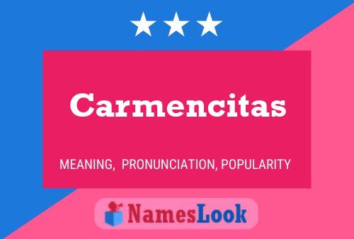 ملصق اسم Carmencitas