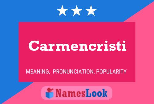 ملصق اسم Carmencristi