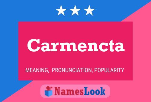 ملصق اسم Carmencta