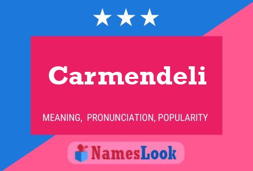 ملصق اسم Carmendeli