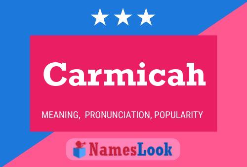 ملصق اسم Carmicah