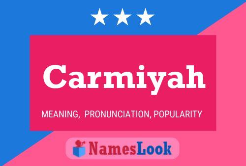 ملصق اسم Carmiyah