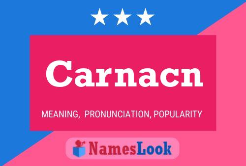 ملصق اسم Carnacn