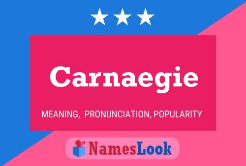 ملصق اسم Carnaegie