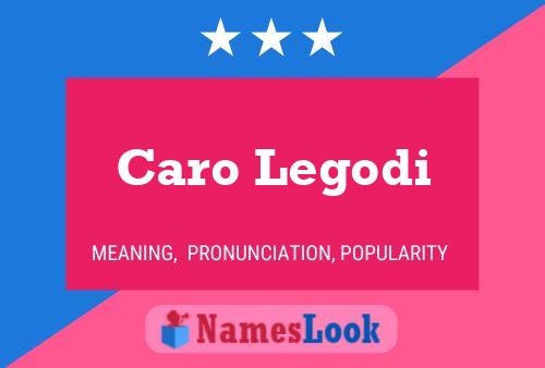 ملصق اسم Caro Legodi