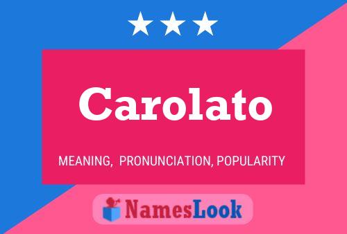 ملصق اسم Carolato