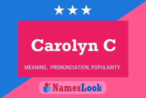 ملصق اسم Carolyn C