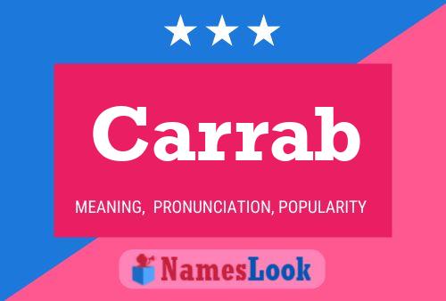 ملصق اسم Carrab