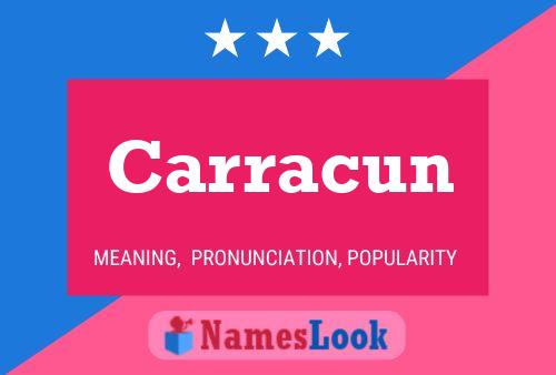 ملصق اسم Carracun