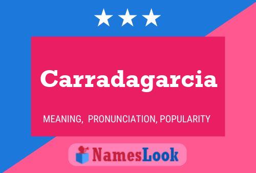 ملصق اسم Carradagarcia