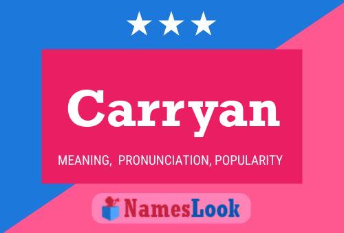 ملصق اسم Carryan