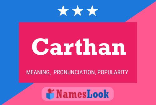 ملصق اسم Carthan