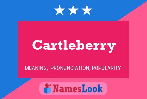 ملصق اسم Cartleberry