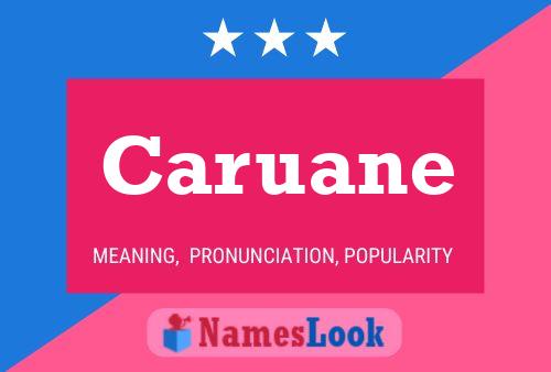 ملصق اسم Caruane