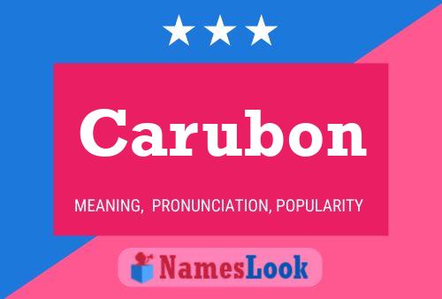 ملصق اسم Carubon