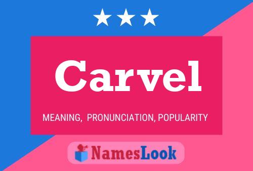 ملصق اسم Carvel