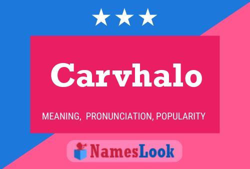 ملصق اسم Carvhalo