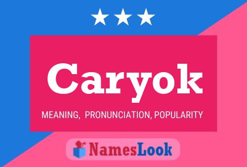 ملصق اسم Caryok