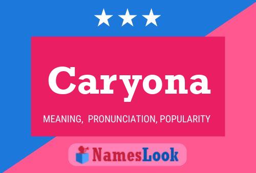 ملصق اسم Caryona