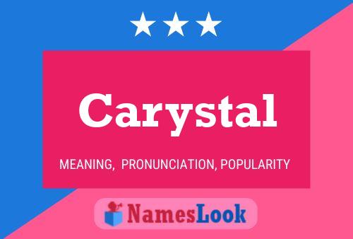 ملصق اسم Carystal