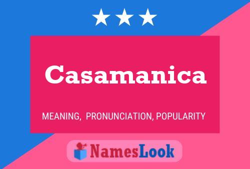 ملصق اسم Casamanica