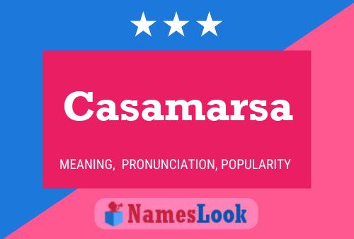 ملصق اسم Casamarsa