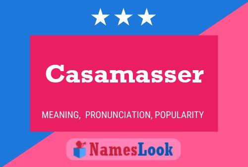 ملصق اسم Casamasser