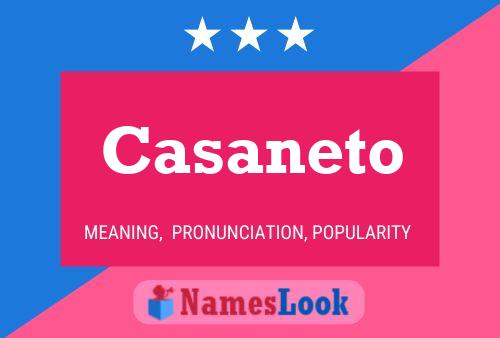 ملصق اسم Casaneto