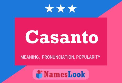 ملصق اسم Casanto