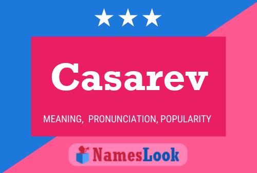 ملصق اسم Casarev