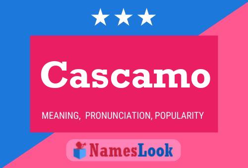 ملصق اسم Cascamo