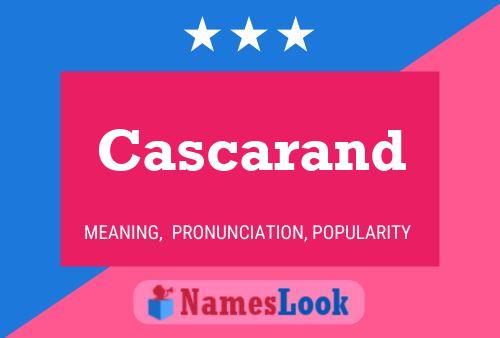 ملصق اسم Cascarand