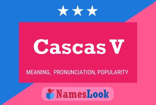 ملصق اسم Cascas V