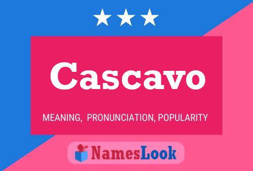 ملصق اسم Cascavo