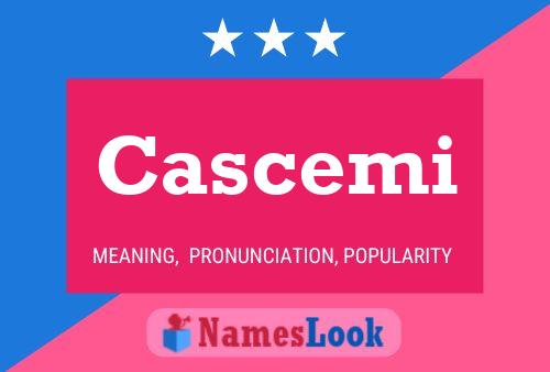 ملصق اسم Cascemi