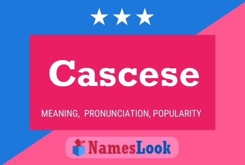 ملصق اسم Cascese