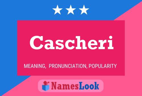 ملصق اسم Cascheri