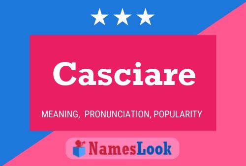 ملصق اسم Casciare